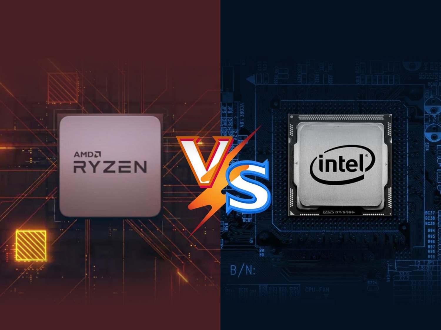 AMD Ryzen 5 vs Intel i5