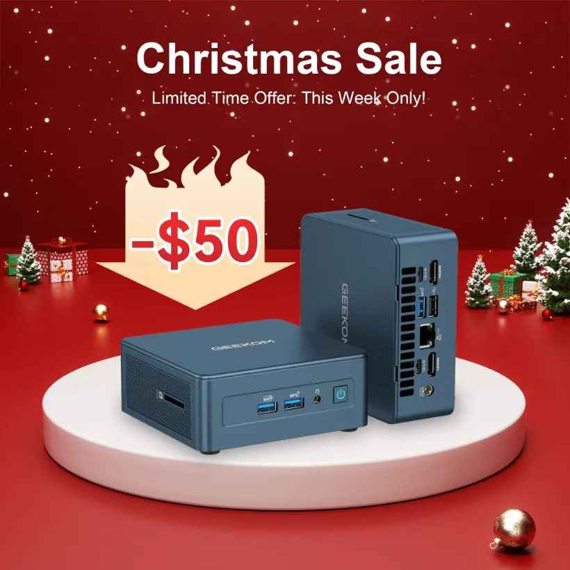 GEEKOM MINI PC CHRISTMAS SALE MINI IT12