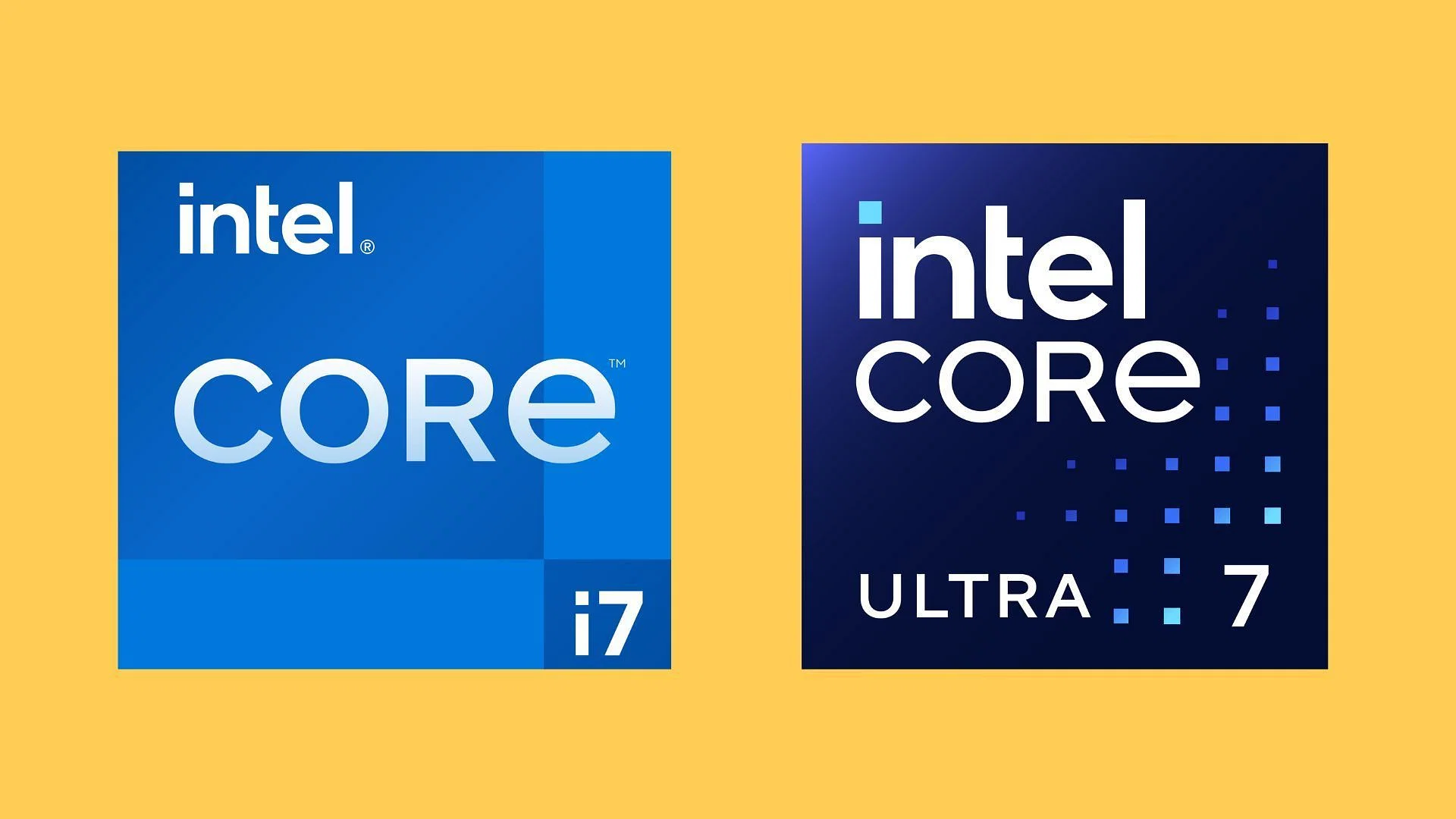 Intel Core Ultra 7 vs i7